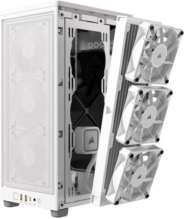 PCケース(自作PC用) Corsair 2000D AIRFLOW White Obudowa komputerowa Corsair 2000D AIRFLOW White (CC9011245WW