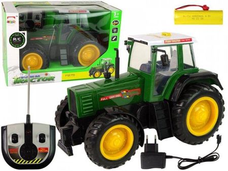 Leantoys Zielono-Czarny Traktor R/C Zdalnie Sterowany