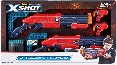 X-Shot Wyrzutnia Excel Double Vigilante 24 Strzałek - Ceny i