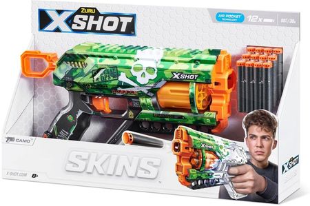 X-Shot Wyrzutnia Skins Griefer Camo 12 Strzałek