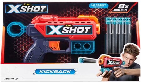 X-Shot Wyrzutnia Excel Kickback 8 Strzałek