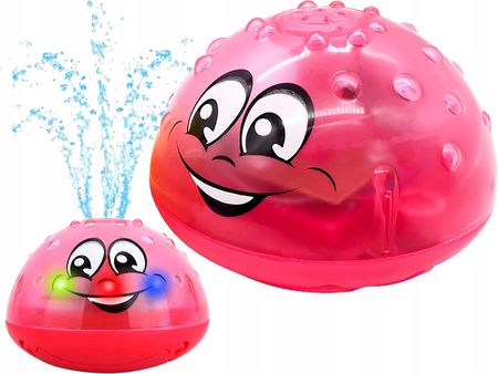 Gazelo Toys Świecąca Fontanna Do Kąpieli Wody Wanny Pływająca Czerwony