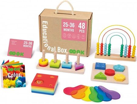Tooky Toy Edukacyjne Pudełko Dla Dzieci Z 6W1
