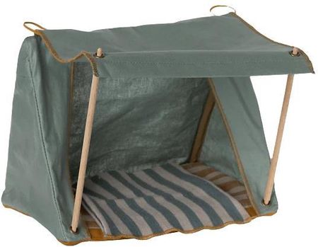 Maileg Zielony Podwójny Namiot Happy Camper Single Tent Mouse Akcesoria Dla Lalek