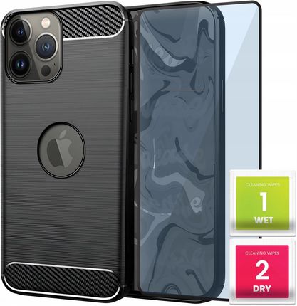 Hello Case Etui Pancerne Karbon Do Iphone 13 Pro Max Szkło