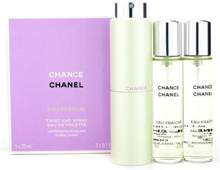 Chanel Chance Eau Fraiche Woda Toaletowa 3 x 20 ml REFILL