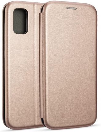 Beline Etui Book Magnetic Samsung A41 A4 Różowo Złoty Rose Gold
