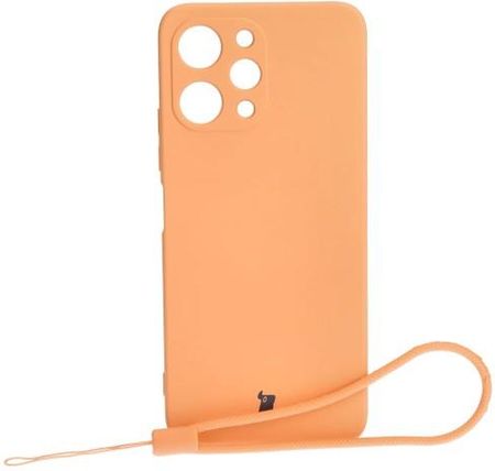 Bizon Etui Case Silicone Do Xiaomi Redmi 12 Pomarańczowe