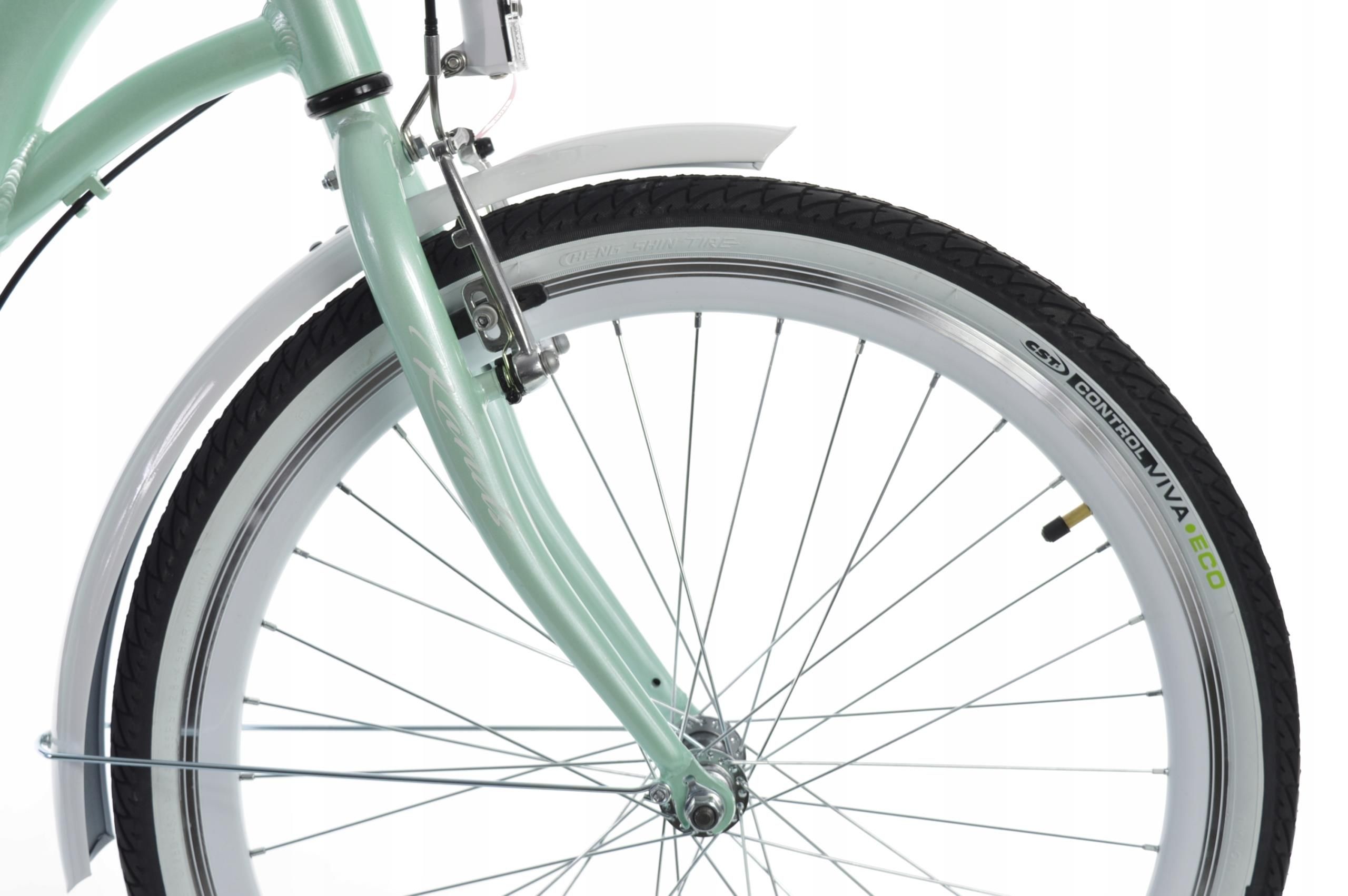 Kands Olivia 3B Różowo Biały Mat 24 2022 Rowery Miejskie Dziecięce