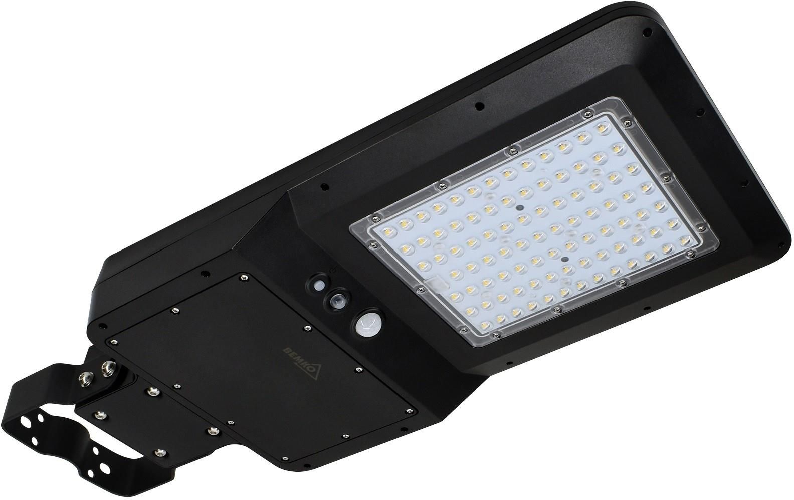 Bemko Solarna Oprawa Uliczna Led Solger 40W 4800Lm 4K Ip65 Czarna