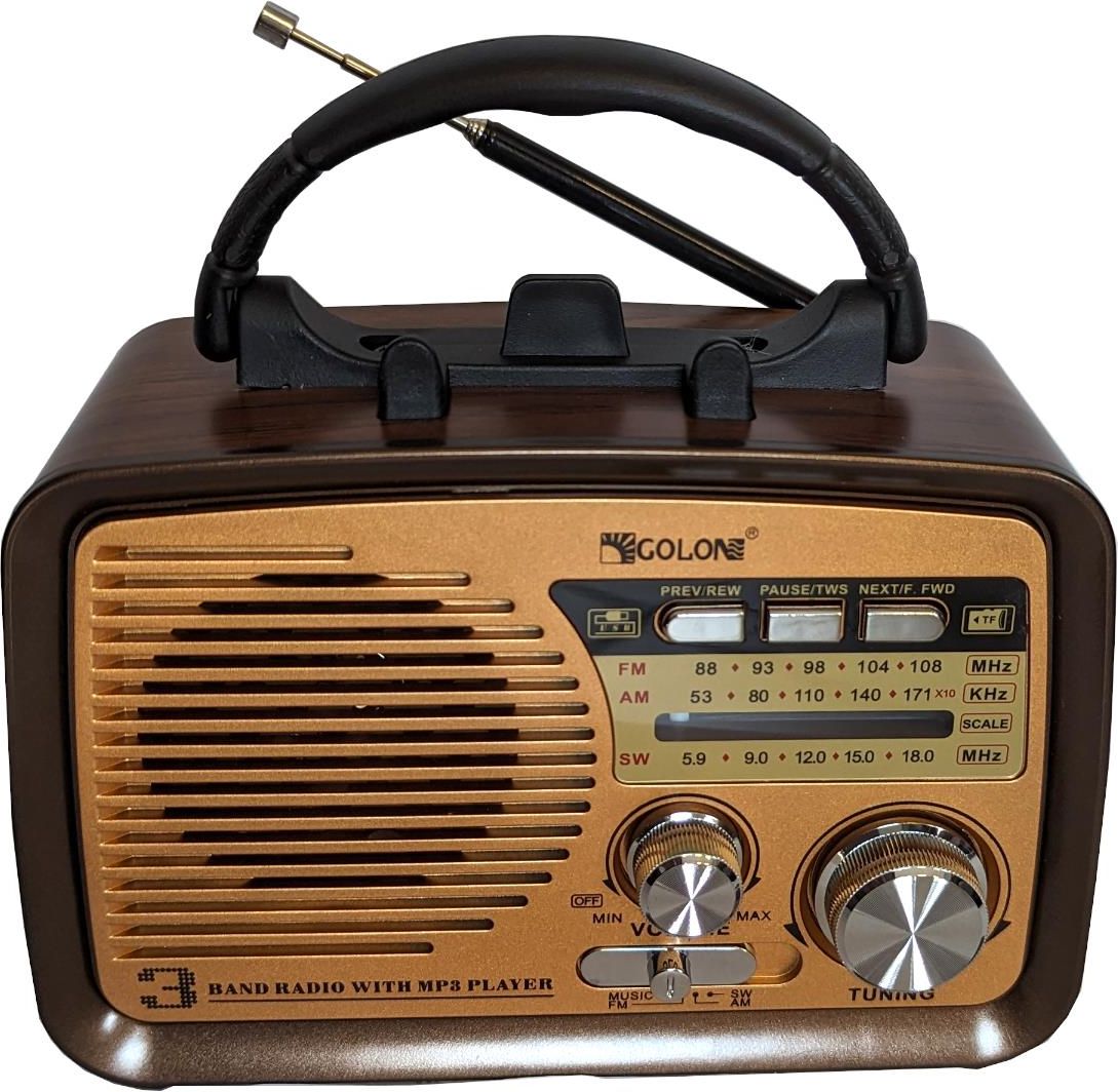 Radio PRZENOŚNE RETRO R20 FM Bluetooth MP3 USB 461 - Sklep, Opinie