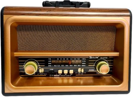 Radio Vintage FM akumulatorowe z Bluetooth USB
