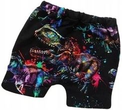 Zdjęcie Krótkie spodenki dinozaury multikolor rozmiar 80 - Ozimek