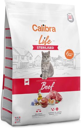 Calibra Cat Life Wołowina Sterylizowana 2x6kg