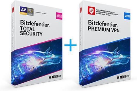 Zestaw Bitdefender Total Security & Bitdefender Premium VPN ...