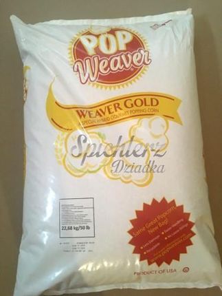 Weaver Popcorn Gold USA ziarno kukurydzy 22,68 kg