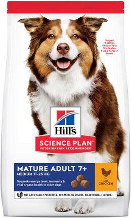 Hill'S Science Plan Mature Adult 7+ Medium Kurczak 2,5Kg