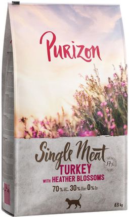 Purizon Single Meat Indyk Z Kwiatami Wrzosu 6,5kg