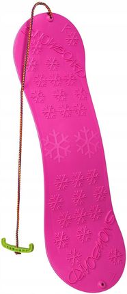 Marmat Plastikowa Deska Snowboard Dla Dzieci Różowa