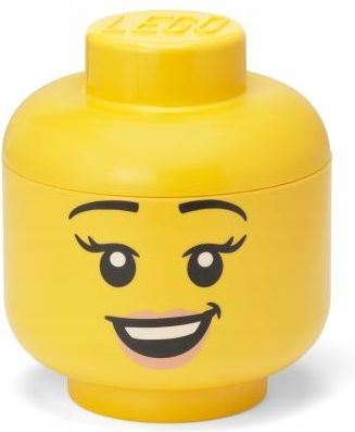 Lego Pojemnik Głowa Happy Girl Dziewczynka S 2L