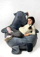 Zdjęcie Pufa Kotek 130X90 Welurowa Dwustronna - Wrocław