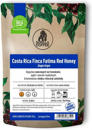 Ingagi Coffee Ziarnista Costa Rica Finca  Fatima 250g