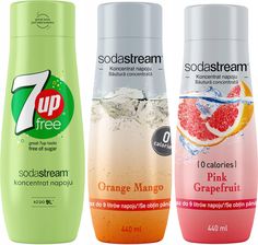 Sodastream Syrop 7Upfree Orangemango Grapefruit 3X440ml