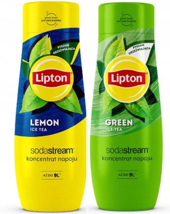 Sodastream Syropy Lipton Lemon Green Tea 2X440ml