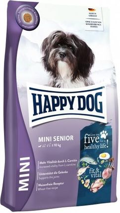 Happydog Mini Senior Sucha Dla Starszych Psów Małych Ras 800g