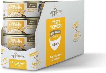 Applaws Dog Taste Toppers Puszka Z Kurczakiem 156G - zdjęcie 3