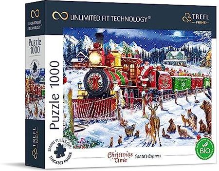 Trefl Puzzle Unlimited Fit Technology 1000el. Christmas Time: Santa's Express 10755
