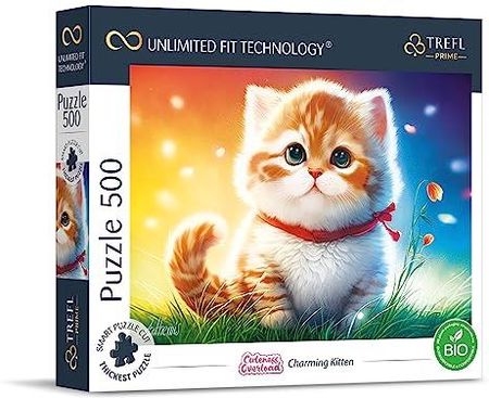 Trefl Puzzle Unlimited Fit Technology 500el. Cuteness Overload: Charming Kitten 37463