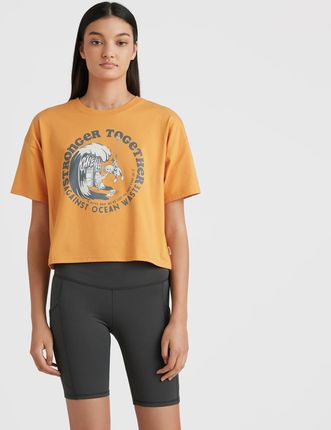 Damska Koszulka z krótkim rękawem O'Neill Stream T-Shirt 1850072-17016 – Żółty