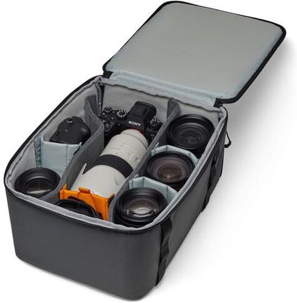 Lowepro GearUp PRO Camera Box XXL II - duża torba na sprzęt foto/wideo i akcesoria, ciemnoszara