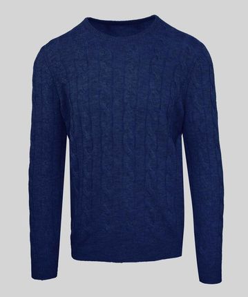 Swetry marki Malo model IUM023FCB22 kolor Niebieski. Odzież Męskie. Sezon: Cały rok