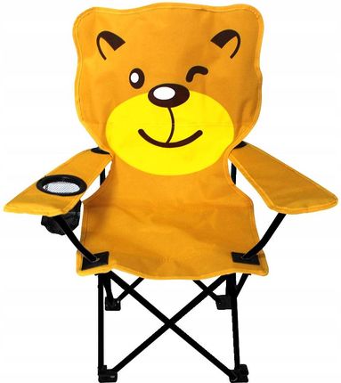 Angler Krzesło turystyczne Dziecięce Żółte