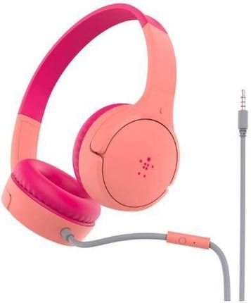 Belkin Soundform Mini Nauszne Różowe Dla Dzieci (Uhblkrnp0000003)