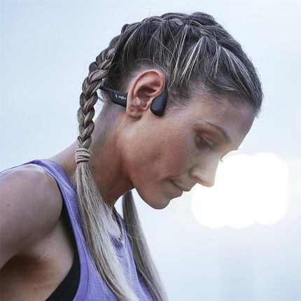 SHOKZ Openrunブラック Słuchawki OpenRun Black - Shokz