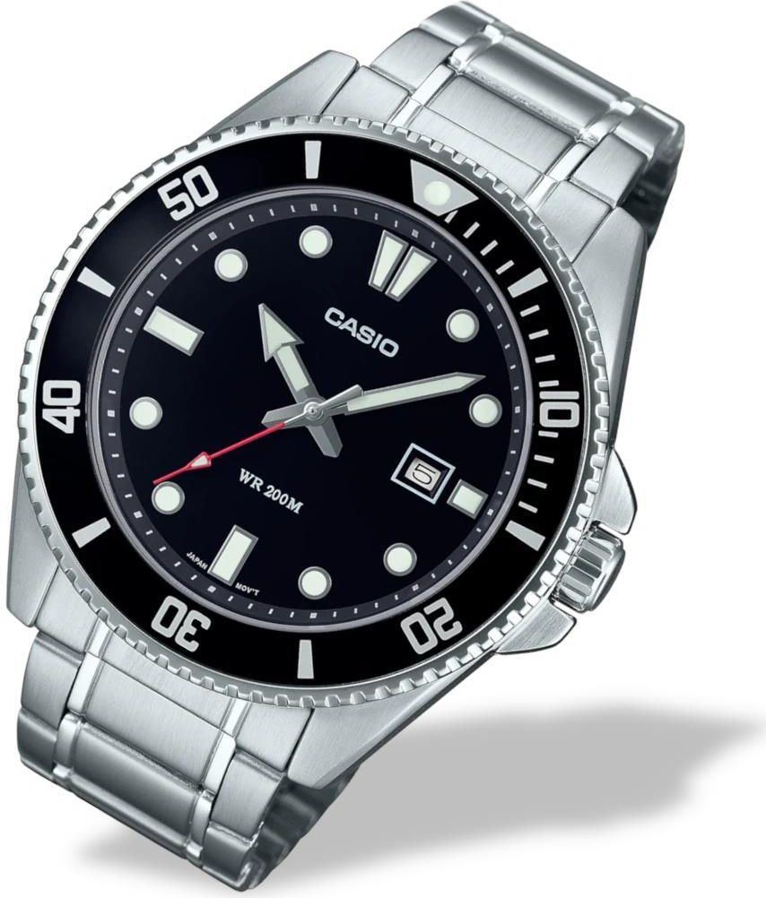 Casio Duro MDV-107D-7AV duikhorloge met Saffierglas en Casio band
