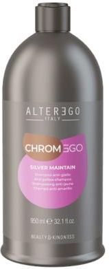 Alter Ego Chromego Silver Szampon Neutralizujący Żółte Tony Do Włosów Blond 950Ml