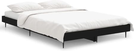 Vidaxl Rama łóżka czarna 120x190cm materiał drewnopochodny 832294