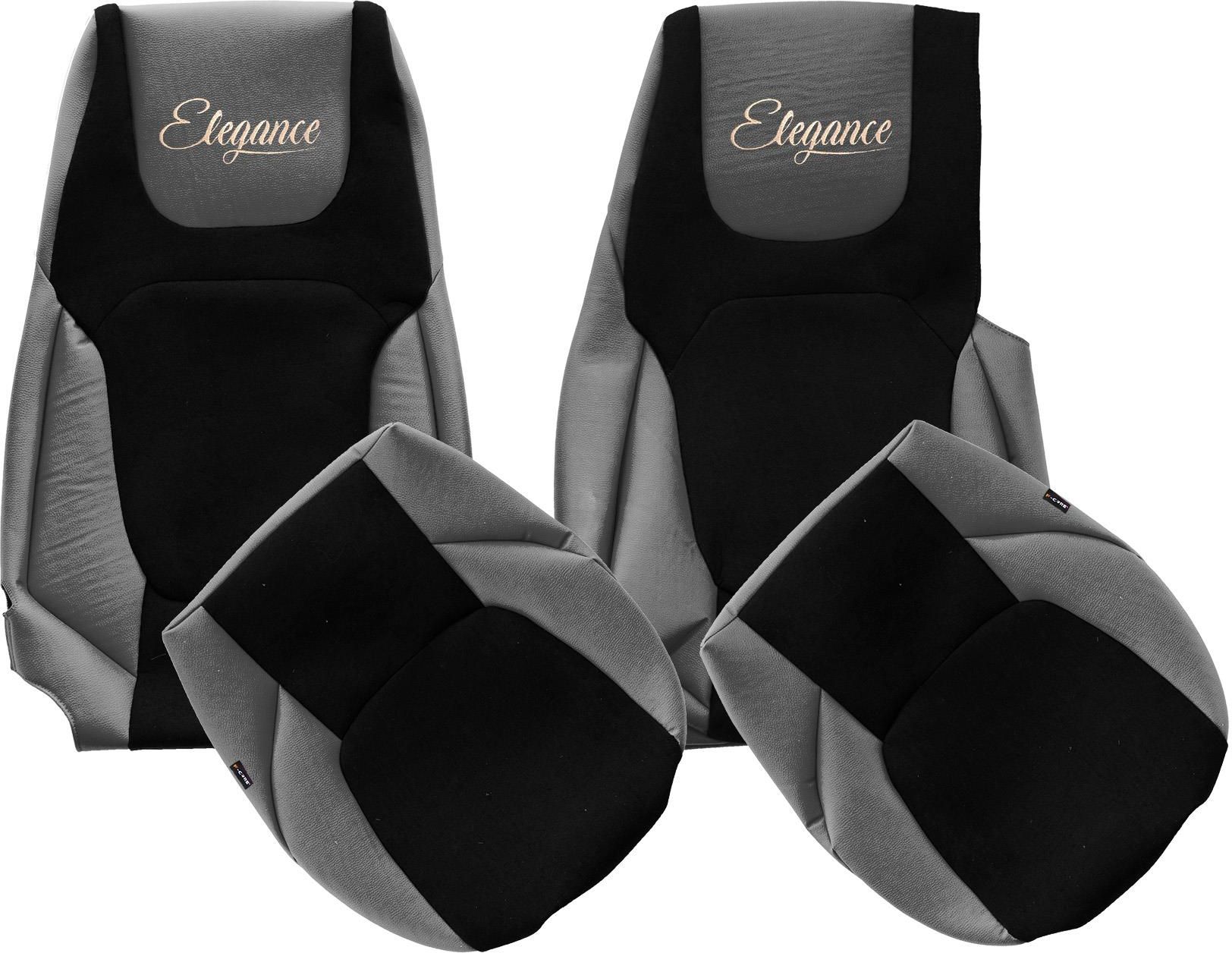 F-CORE Housses de siege camion compatibilité pour DAF XG XG XF NG 10.21- Conducteir pliable Passager sans table GRIS F-CORE Housses de siege camion compatibilité pour DAF XG XG XF NG 10.21- Conducteir pliable Passager sans table GRIS