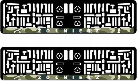 Górecki Ramka Tablicy Rejestracyjnej Hobby Żołnierz X2