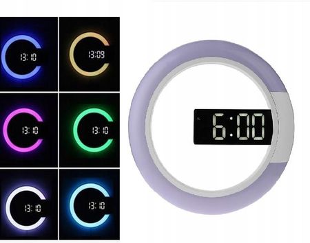 Zegar ścienny LED zegar cyfrowy Alarm 3D