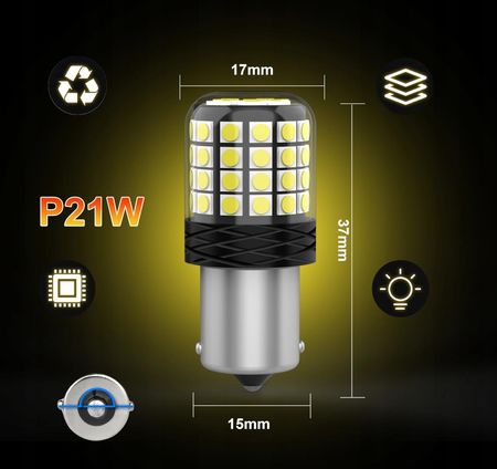 Xstorm Żarówka P21W Led Wstecznego Cofania Can Moc - zdjęcie 6