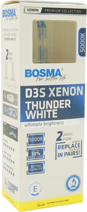 Bosma D3S Xenon Thunder White 30% 5000K 2szt.