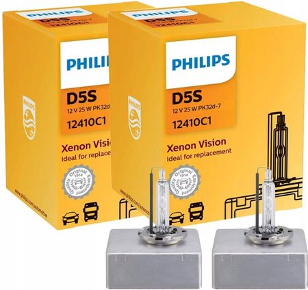 Philips 2X Żarnik Ksenon D5S Xenon Vision 4300K