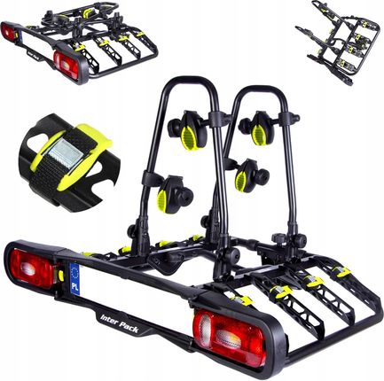 Inter Pack Bagażnik Rowerowy Na Hak 4 Rowery 13 Pin Platforma