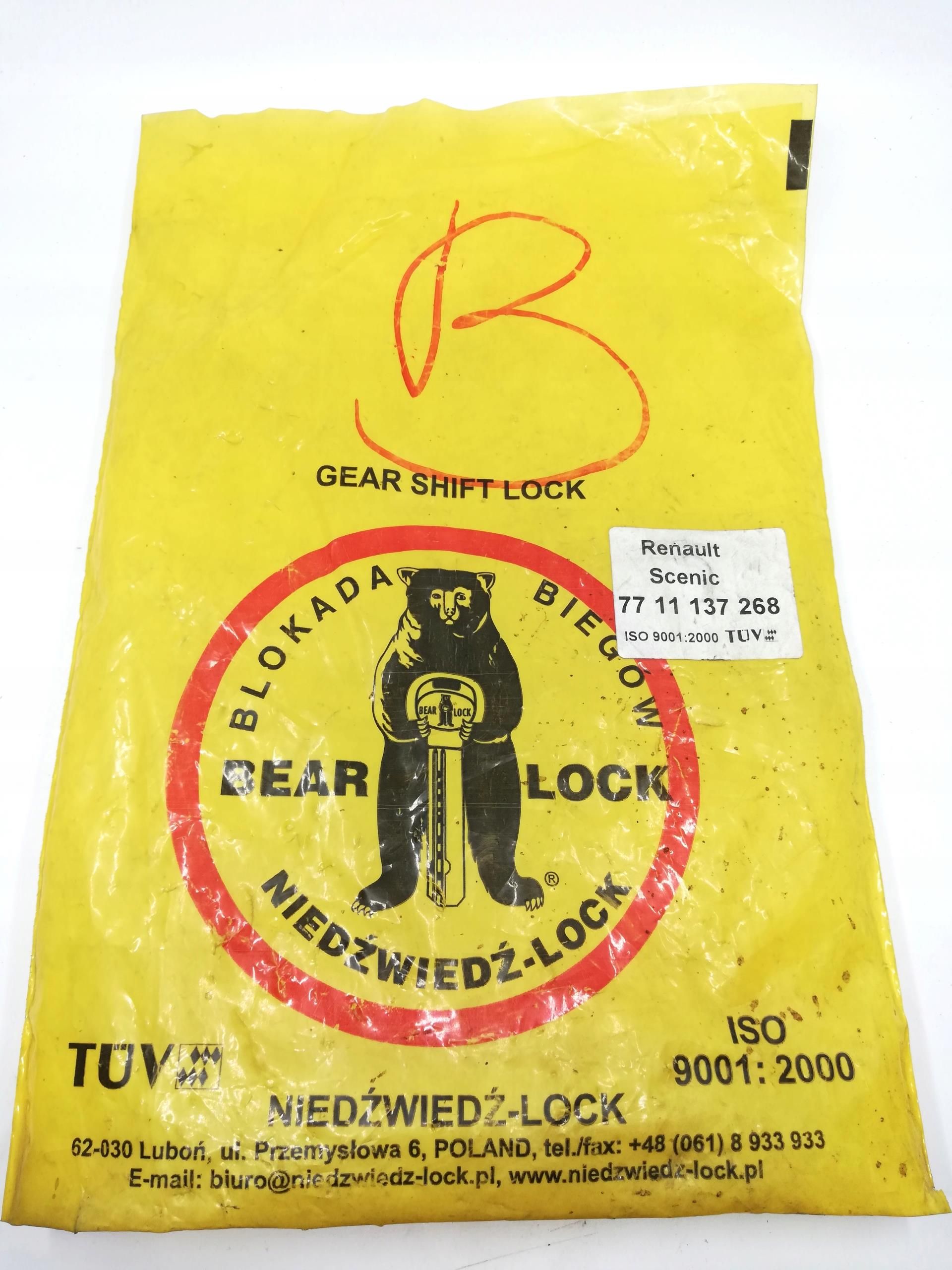 Bear Lock Blokada Skrzyni Biegów Bear Lock Scenic 7711137268 - Opinie i ...