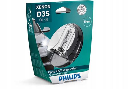 Philips Żarówka Xenon D3S 35W 85V X Treme Vision 150% G2